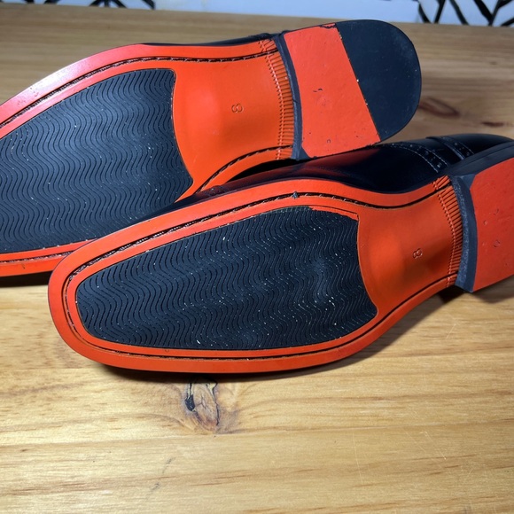 Men's Dress Shoes Oxford Formal Modern Leather Shoes for Men ALIPASINM Size 8 - Picture 9 of 11